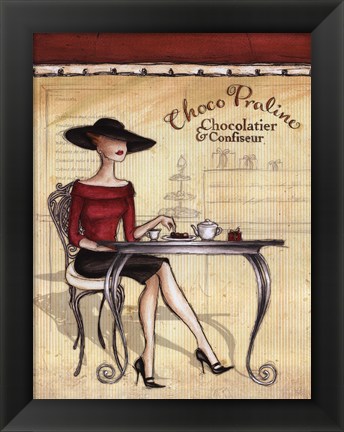 Framed Femme Elegante I Print