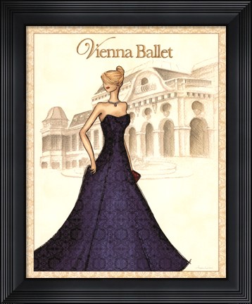 Framed Ballet Print