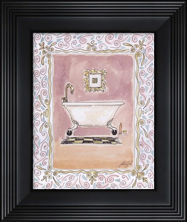 Framed Toilette I Print