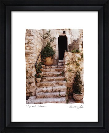 Framed Steps 'n Stones Print