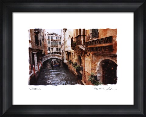 Framed Trattoria Print