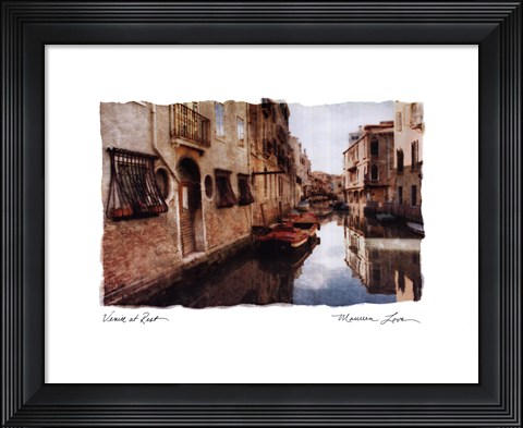 Framed Venice at Rest Print
