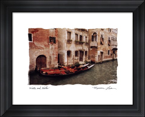 Framed Water and Walls Print