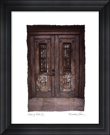 Framed Doors of Cuba II Print