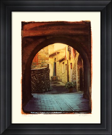 Framed Italian Lane I Print