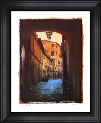 Framed Italian Lane II Print