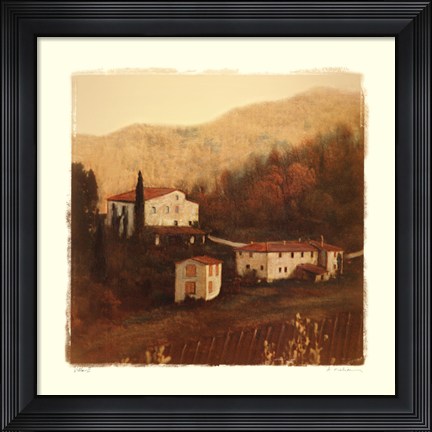 Framed Villa II Print