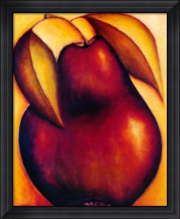 Framed Pear Print