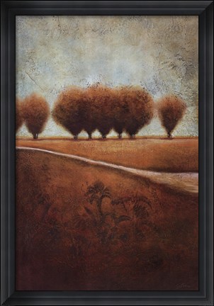 Framed Abstract Landscape I Print