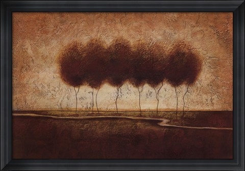 Framed Abstract Landscape IV Print