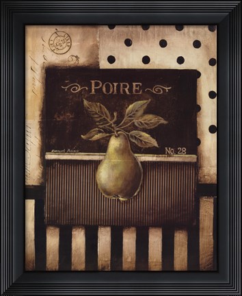 Framed Poire Print