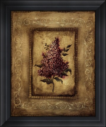 Framed Savin Lilac Print