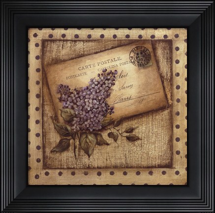 Framed Paris Lilac Print