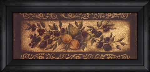 Framed Opulent Garland II Print