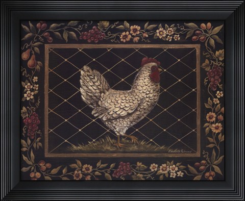 Framed Old World Hen Print