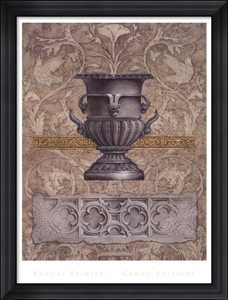 Framed Gothic Quatrefoil 1 Print