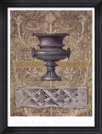 Framed Gothic Quatrefoil 2 Print