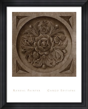 Framed Rosette I Print
