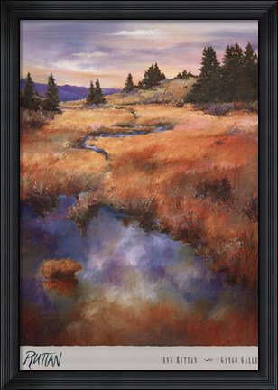 Framed Fall Creek Meadow Print