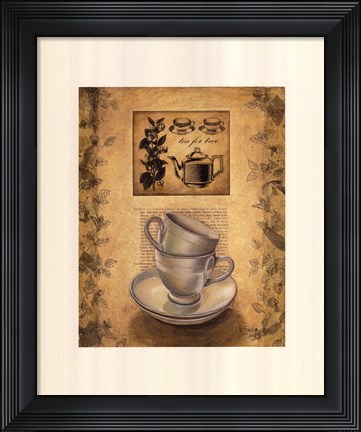 Framed Tea for Two Print