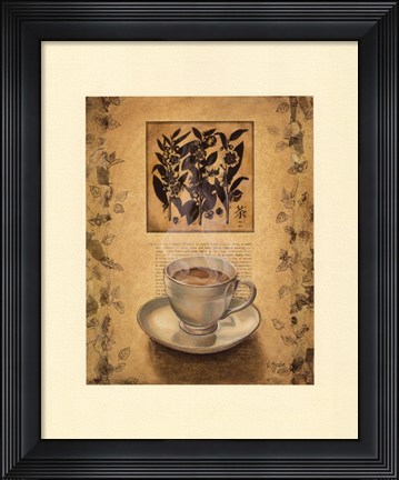 Framed Tea Defined Print