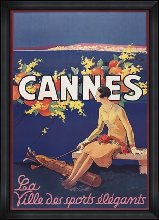Framed Cannes Print