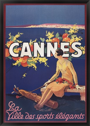 Framed Cannes Print