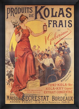 Framed Produits de Kolas Frais Print