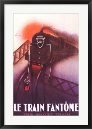 Framed Train Fantome Print