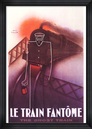 Framed Train Fantome Print