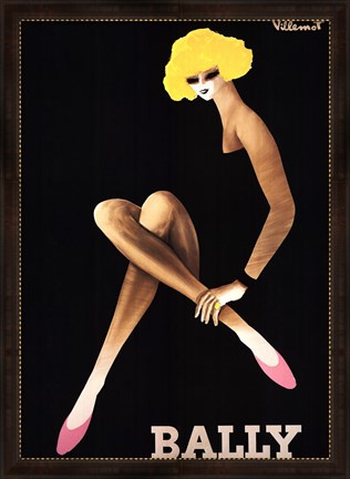 Framed Bally Print