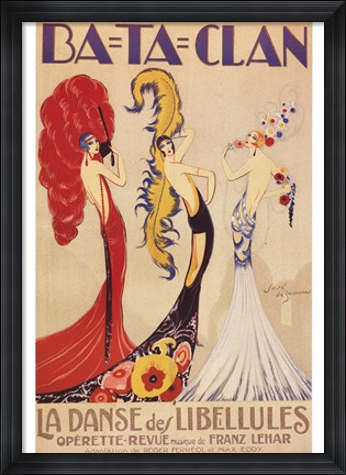 Framed Ba-Ta-Clan Print