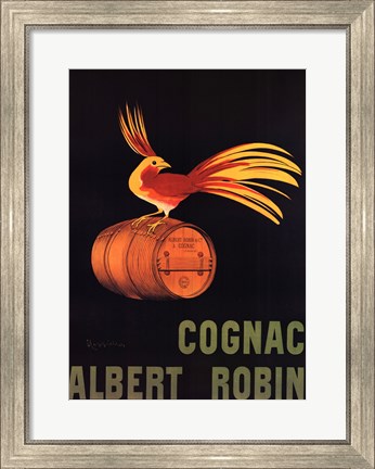 Framed Cognac Albert Robin Print