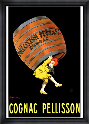 Framed Cognac Pellison Print