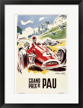 Framed Grand Prix de Pau Print