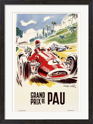 Framed Grand Prix de Pau Print