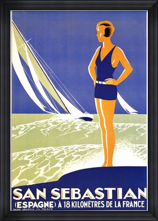 Framed San Sebastian Print