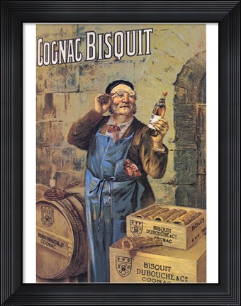 Framed Cognac Bisquit Print