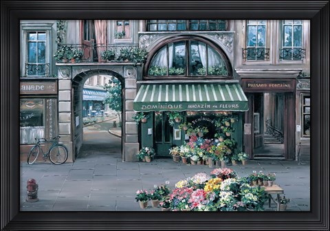 Framed Dominique Fleuriste Print