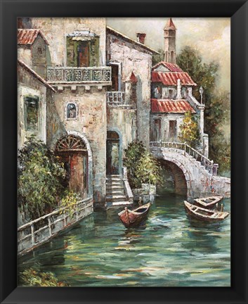 Framed Venetian Motif II Print