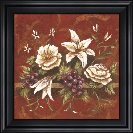 Framed Jaipur Blossoms I Print