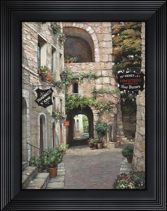 Framed Italian Country Village II Print
