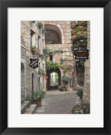 Framed Italian Country Village II Print