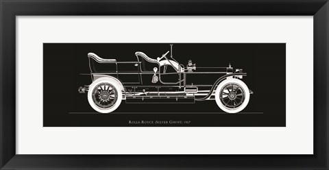 Framed Rolls Royce, 1907 Print