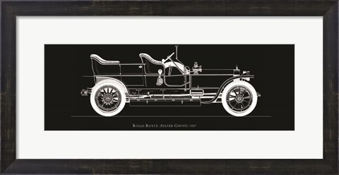 Framed Rolls Royce, 1907 Print