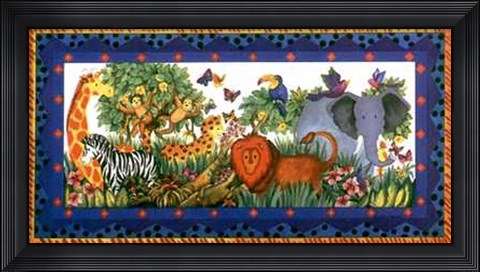 Framed Wild Kingdom Print
