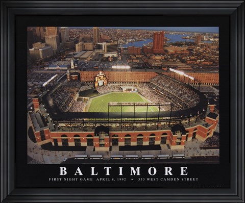 Framed Baltimore - Camden Yard Print