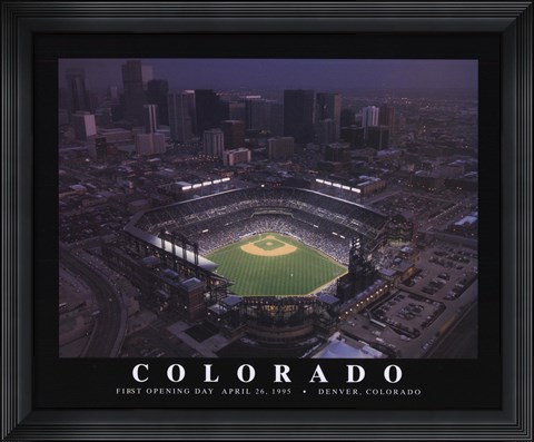 Framed Colorado - Coors Field - Rockies Print