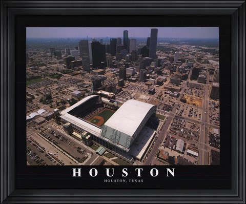 Framed Houston Astros - Minute Maid Park Print