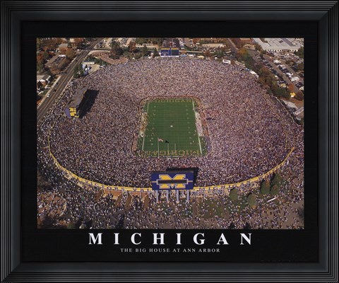 Framed Michigan Stadium - U of Michigan Print